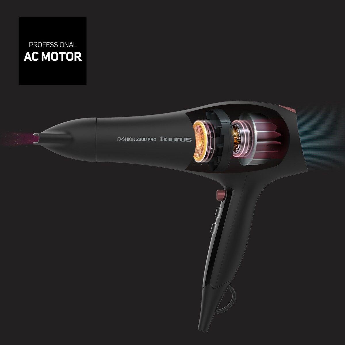 Secador de Cabelo Taurus Fashion 2300 Pro Preto-3