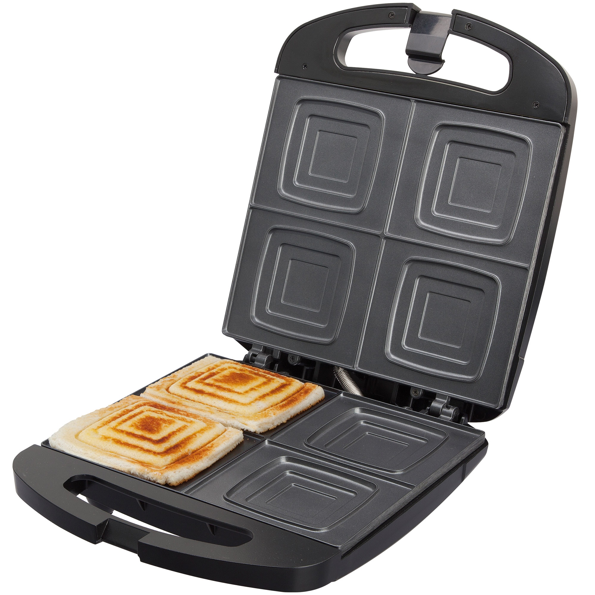 Sanduicheira Jata SW546 para 4 sanduíches com placas antiaderentes Preto-2