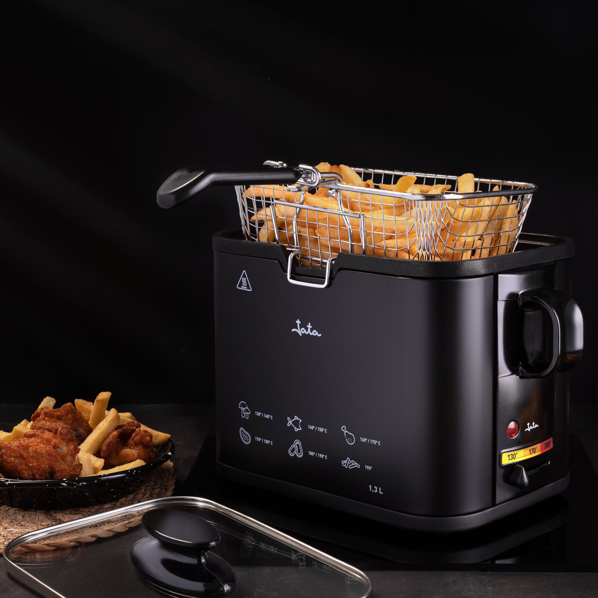 Fritadeira Jata FR5600 de 13 L 1000 W Fácil Limpeza Preto-5