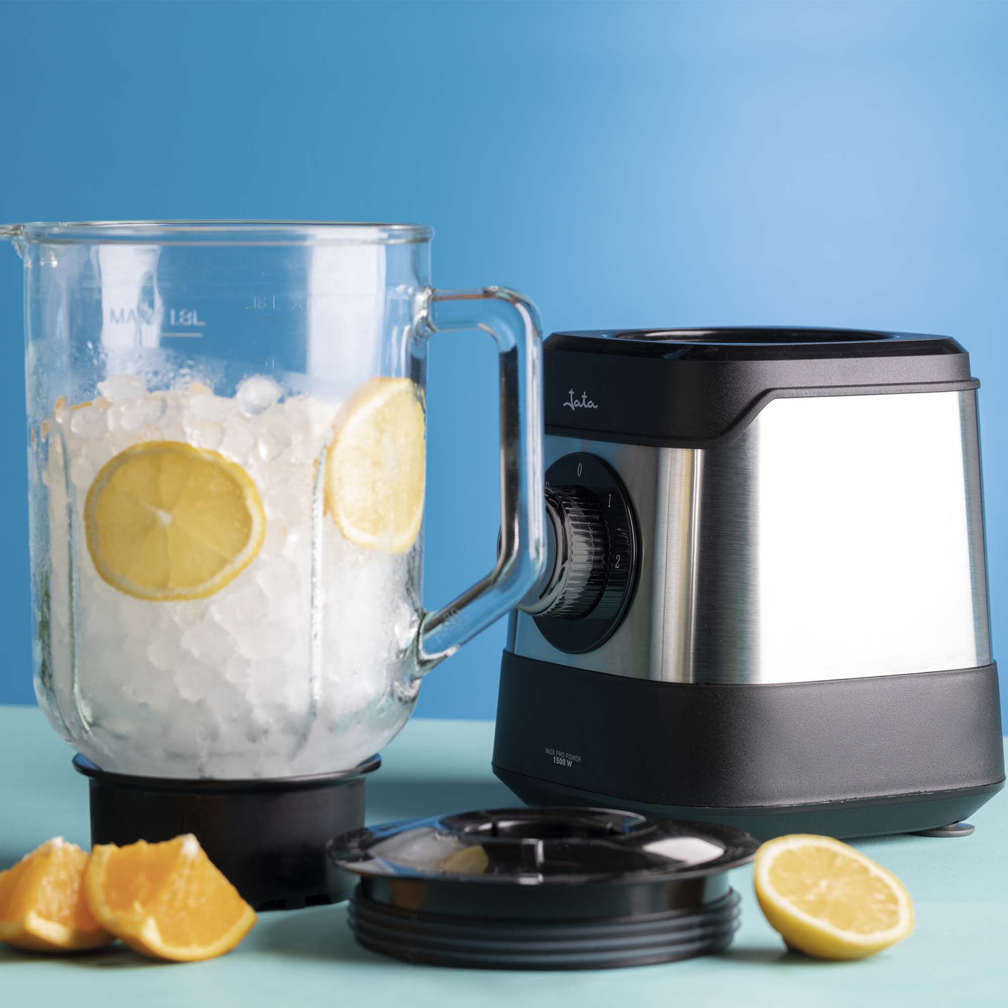 Liquidificadora Jata JEBT3855 de 1500 W com 2 velocidades + função pulse Cinzento-3