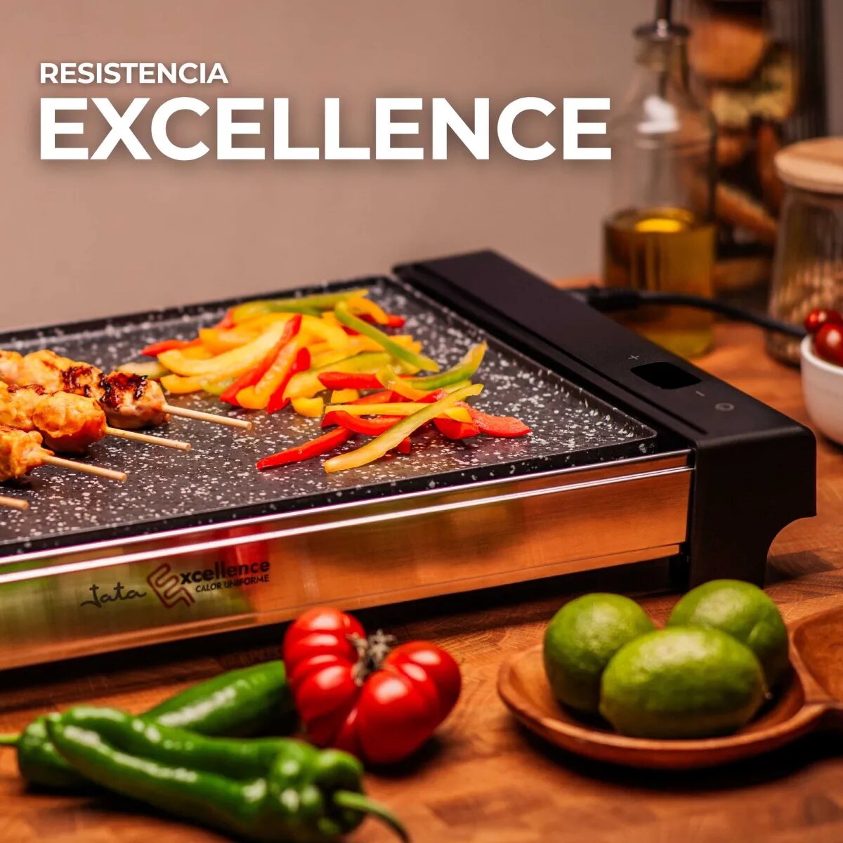 Grelhador Elétrico Jata JEGR3000 2700 W 5 Temperaturas Preto-3