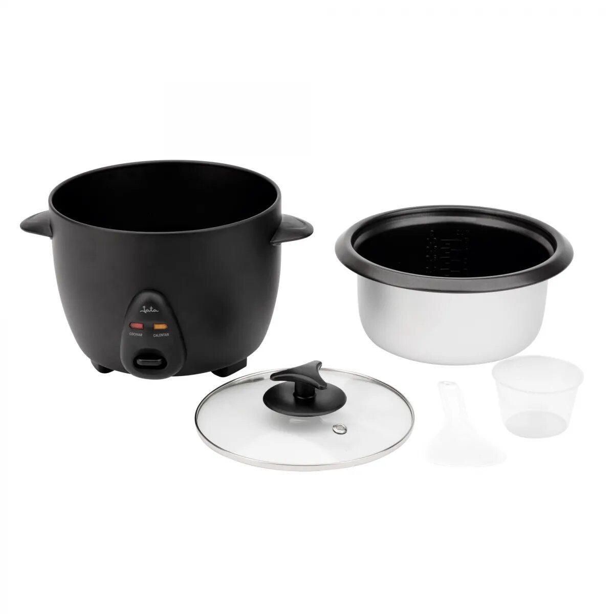 Arrozeira Elétrica Jata JEAR2528 com Função de Cozedura e Manutenção do Calor 2,8 L Preto-2