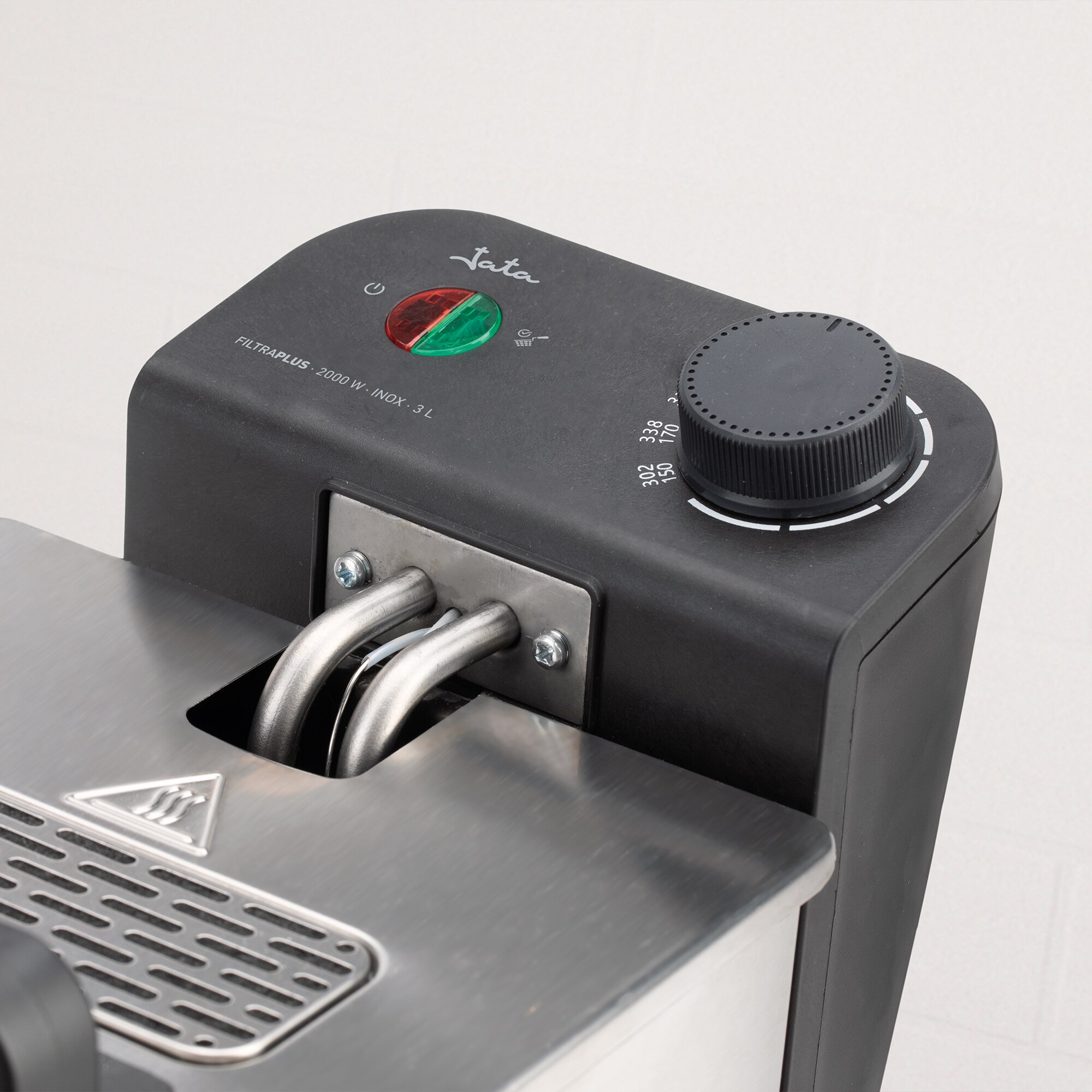 Fritadeira de óleo Jata JEFR1680 de 3 litros e 2000 W Cinzento-5
