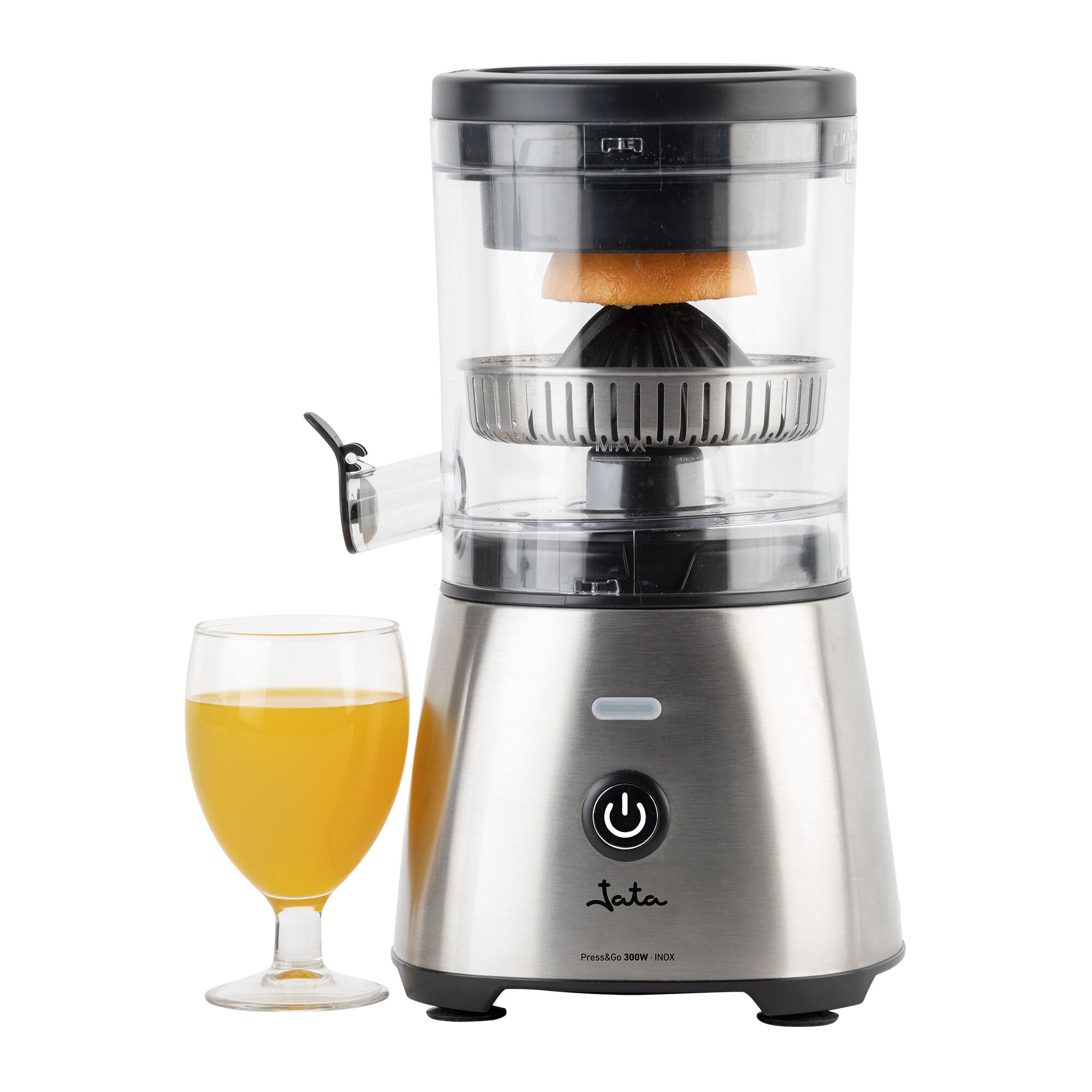 Espremedor automático Jata JEEX1616 totalmente desmontável Cinzento-2