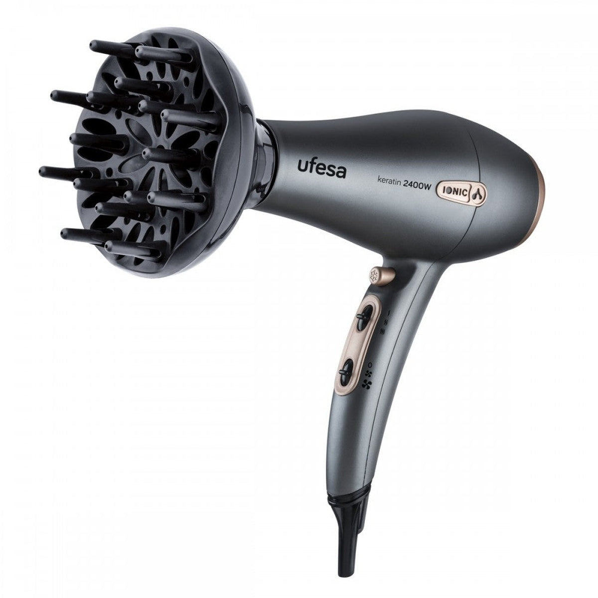 Secador de Cabelo Ufesa SC8470 Keratin Cinzento-3