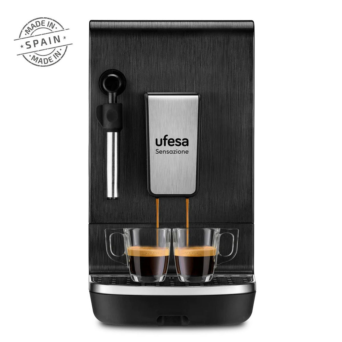 Imagem 0 de Máquina de Café Super Automática Ufesa Sensazione Silver para café em Grão e Moído