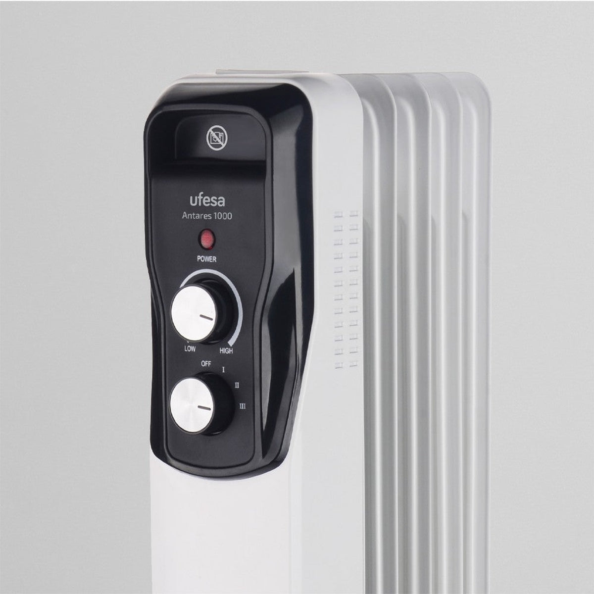 Radiador a Óleo Ufesa Antares 1000 com 5 elementos Branco-5