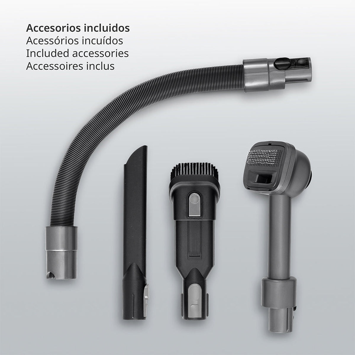 Aspirador Vertical Ufesa Inspire Z7 Digital Animal 29.6V Preto / Cinzento-6