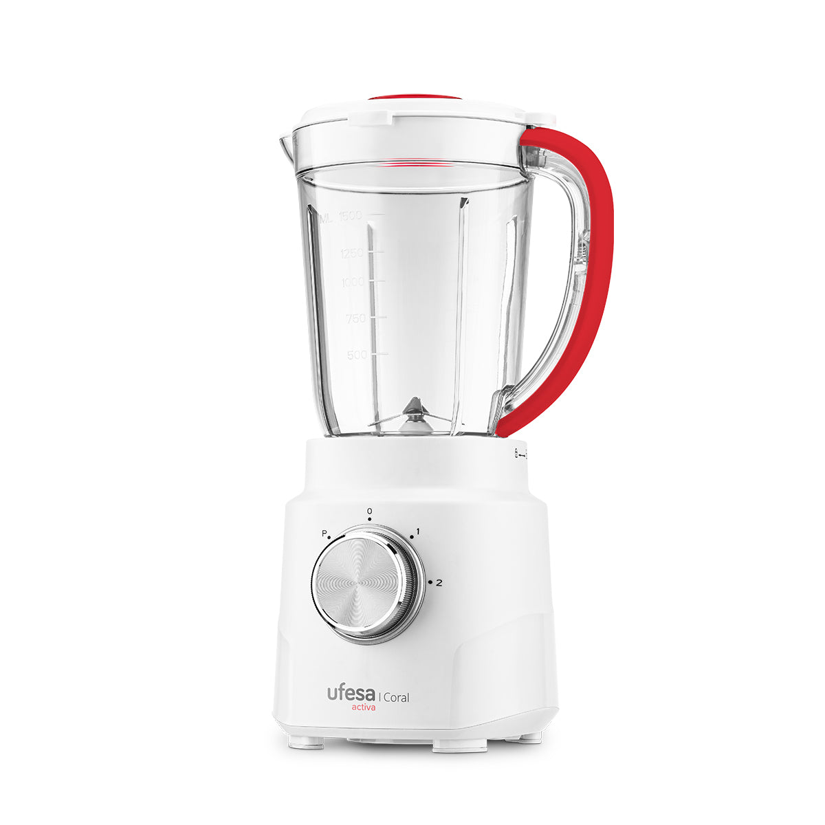 Liquidificador de Copo Ufesa 600W Coral Branco-3