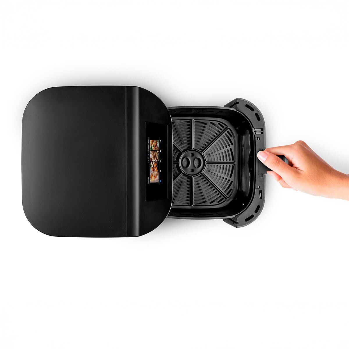 Fritadeira de Ar Quente Ufesa TFT Swan Elegance 7.5L Preto-4