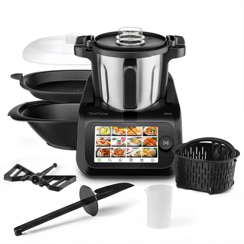 Robot de cozinha multifunções Ufesa TotalChef RK6 Preto-2