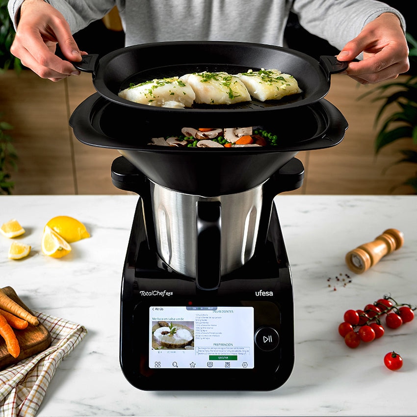 Robot de cozinha multifunções Ufesa TotalChef RK6 Preto-4