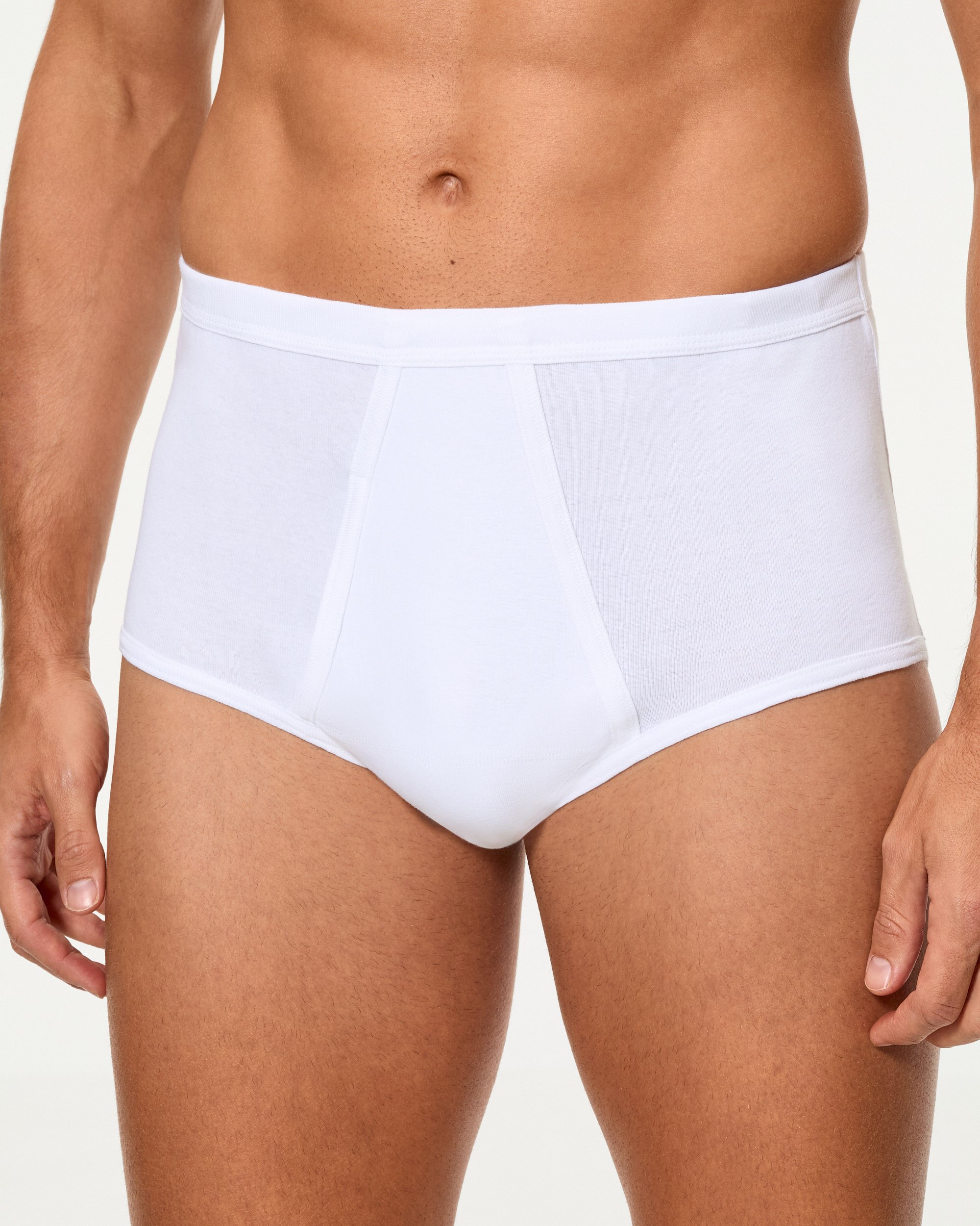 Slip Aberto de Algodão Branco-3