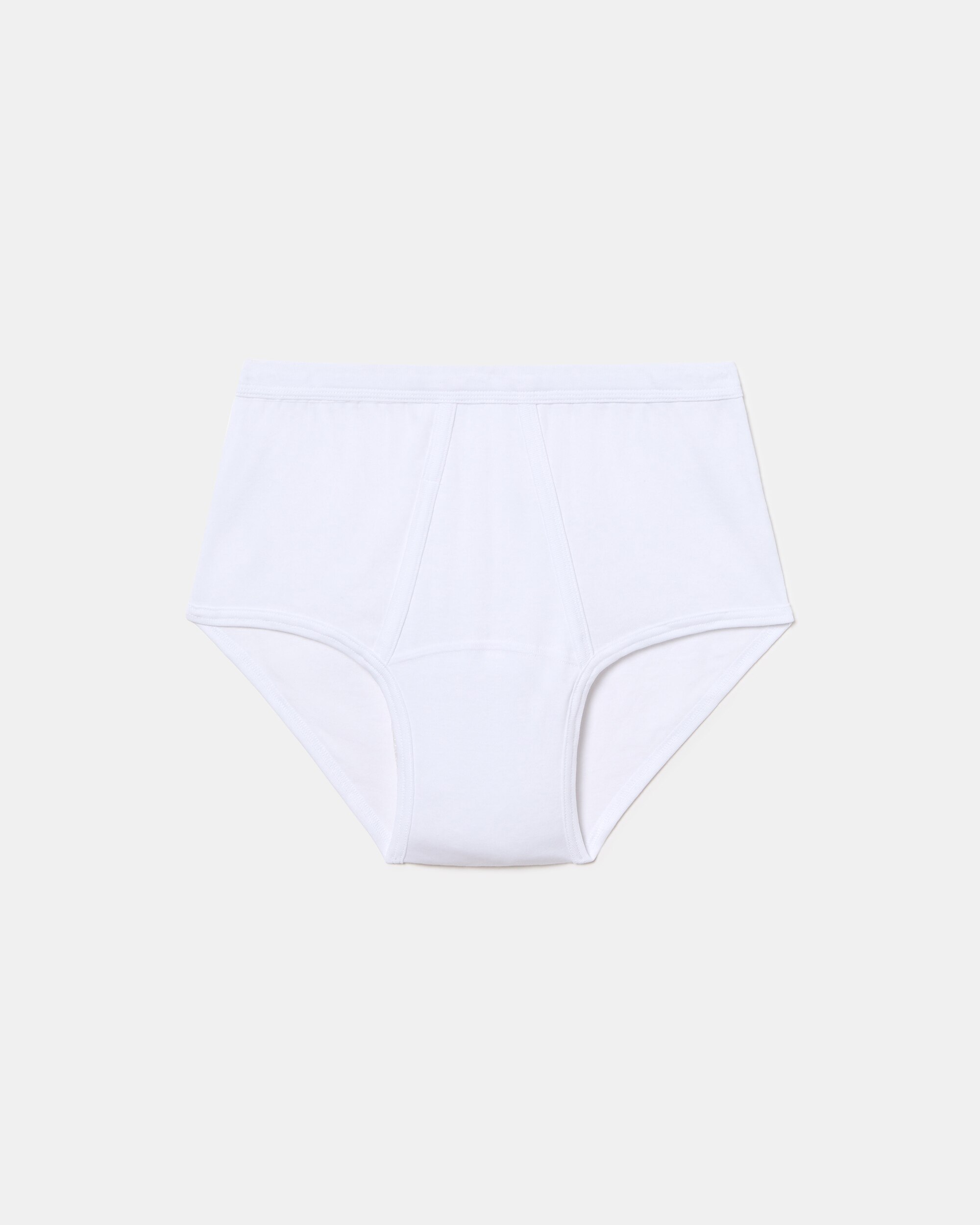 Slip Aberto de Algodão Branco-4