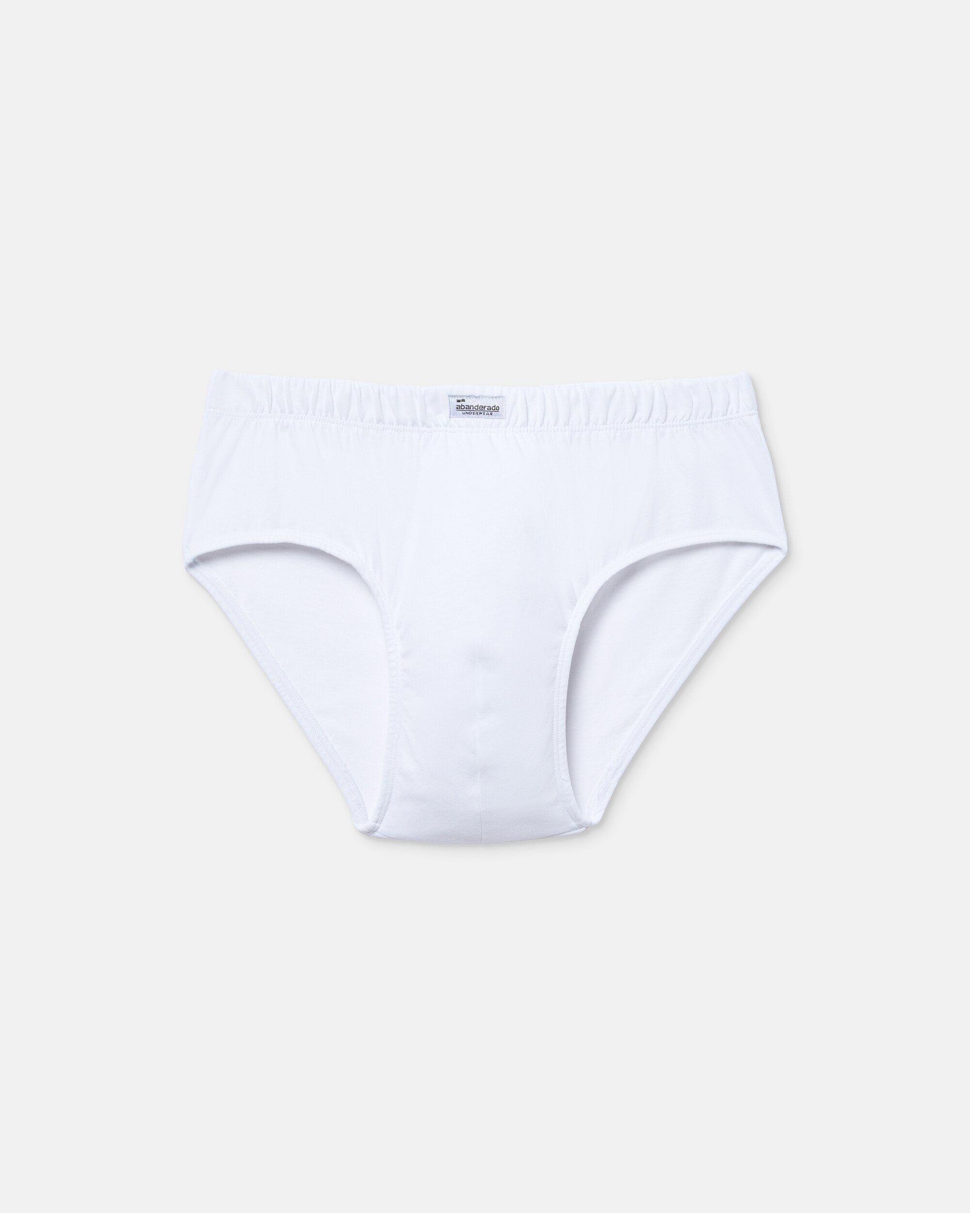 Slip Fechado de Algodão 100% Branco-3