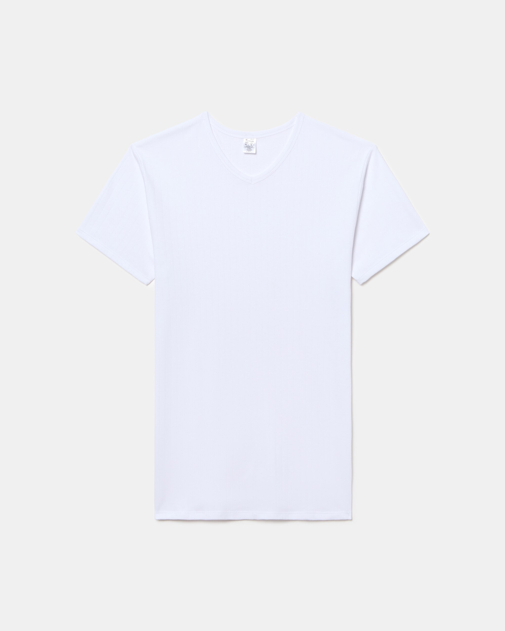 Imagem 0 de T-shirt Térmica de Manga Curta com Gola V em Algodão 100%
