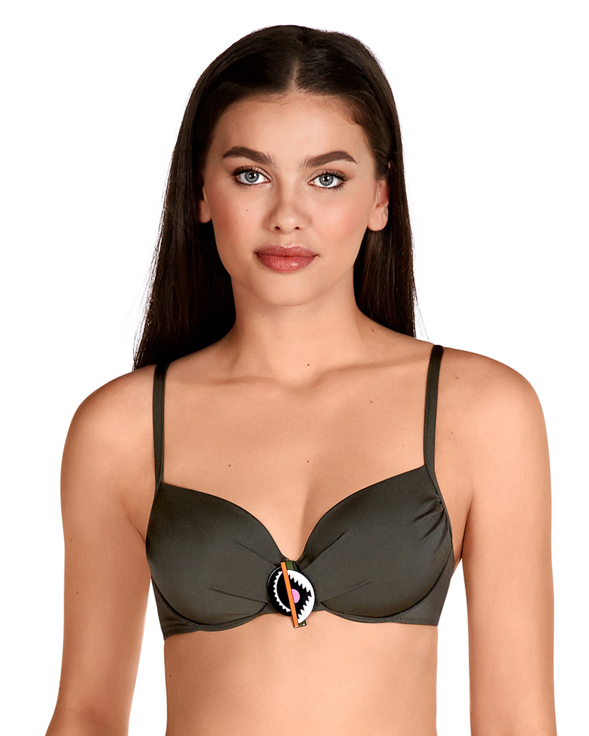 Imagem 0 de Top de Biquíni Balconette de Alças Reguláveis e em Verde