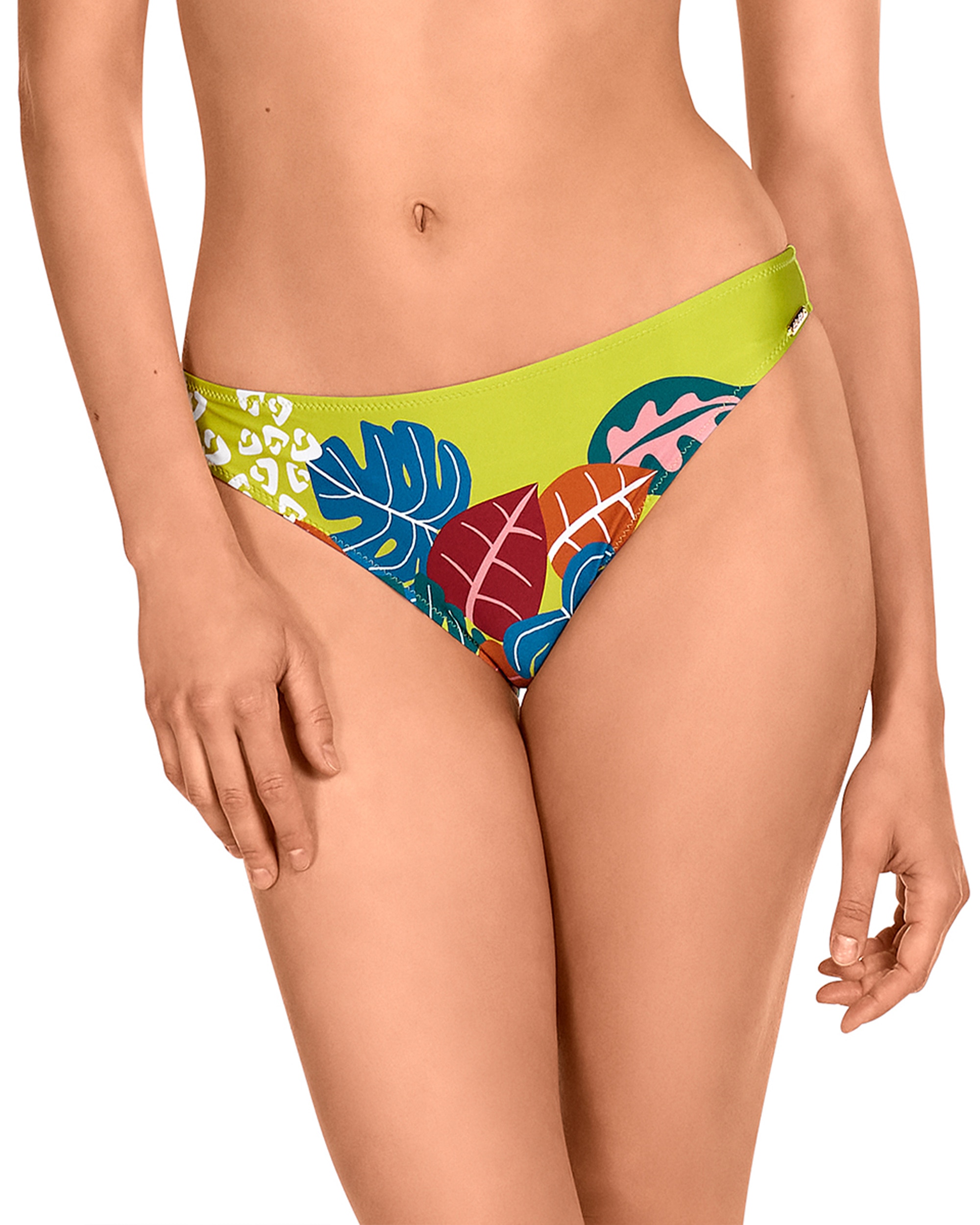Imagem 0 de Cueca de Biquíni da Coleção Passarela de Corte Normal e Estampado Multicolor de Inspiração Africana Contemporânea