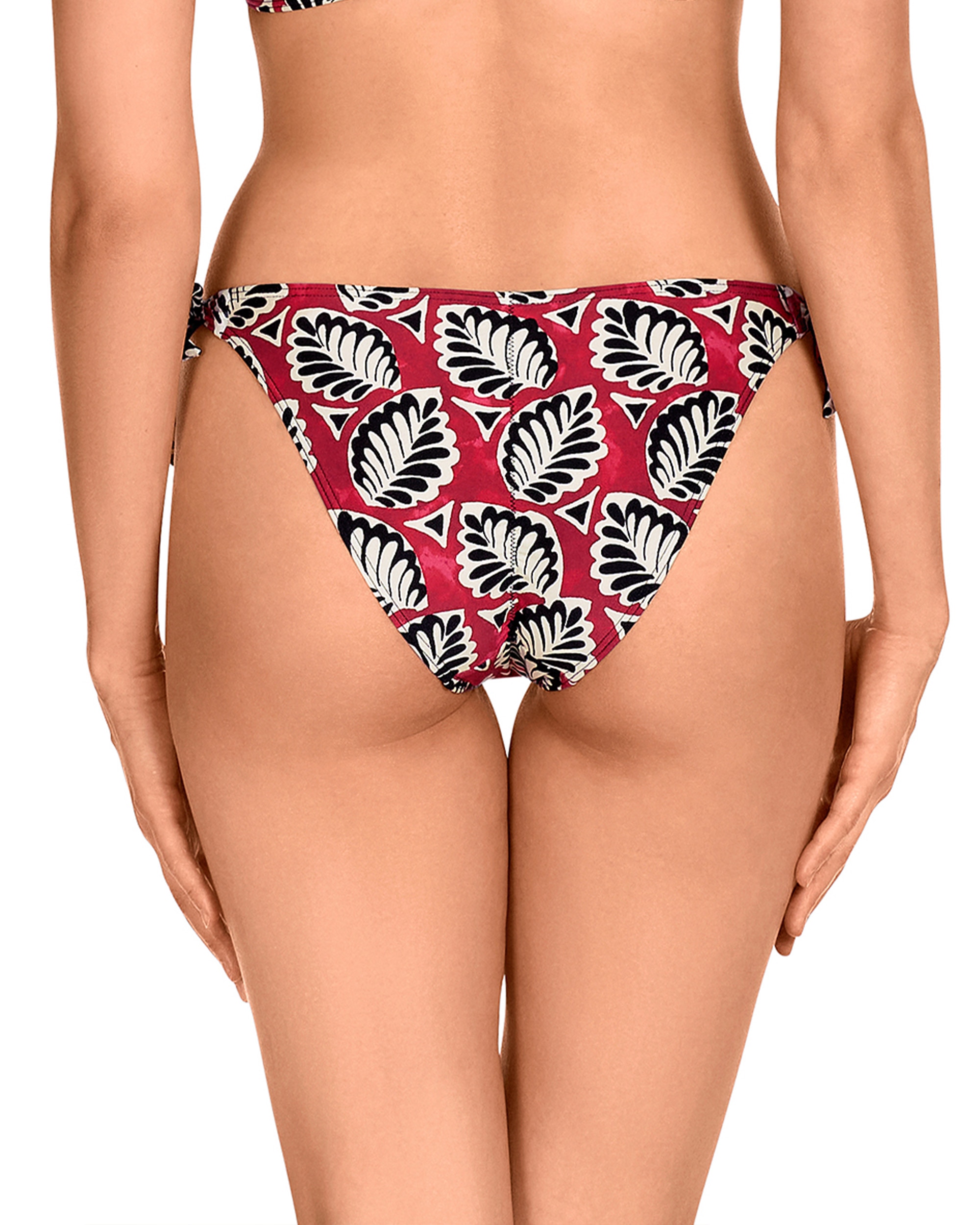 Cueca de Biquíni Atada nas Laterais e Estampado Combinado Multicolor-2