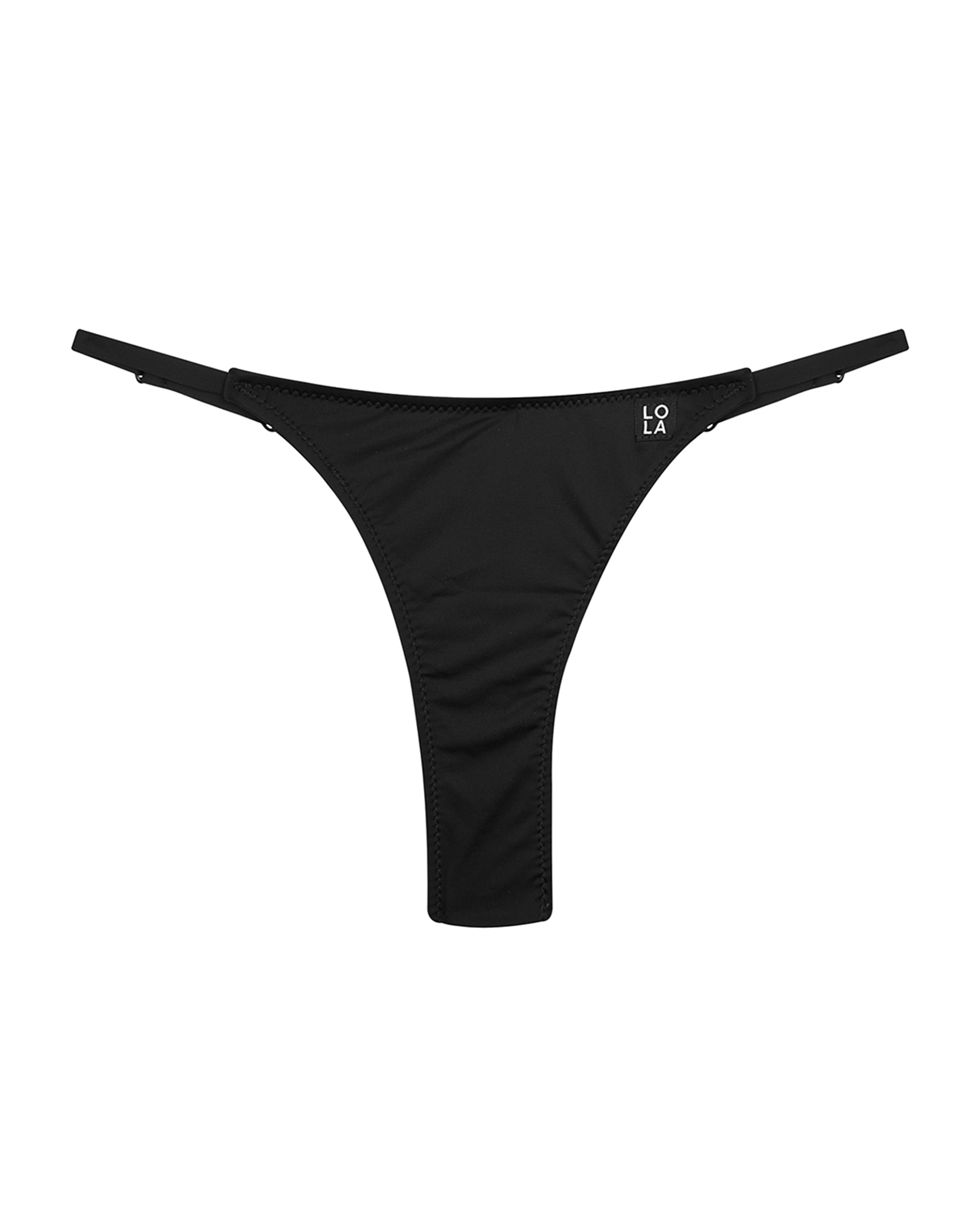 Gola de Biquíni em Preto Preto-3