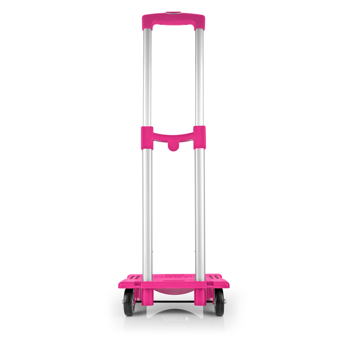 Carro para Mochila Gabol com 2 Rodas Rosa-3