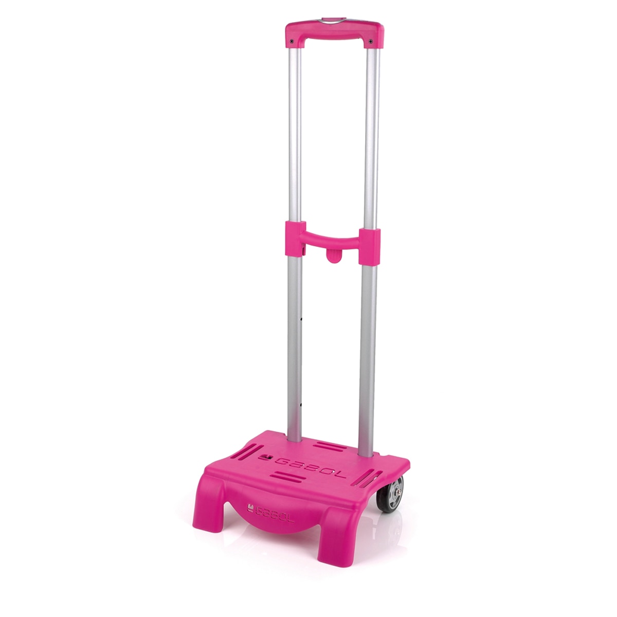 Carro para Mochila Gabol com 2 Rodas Rosa-4