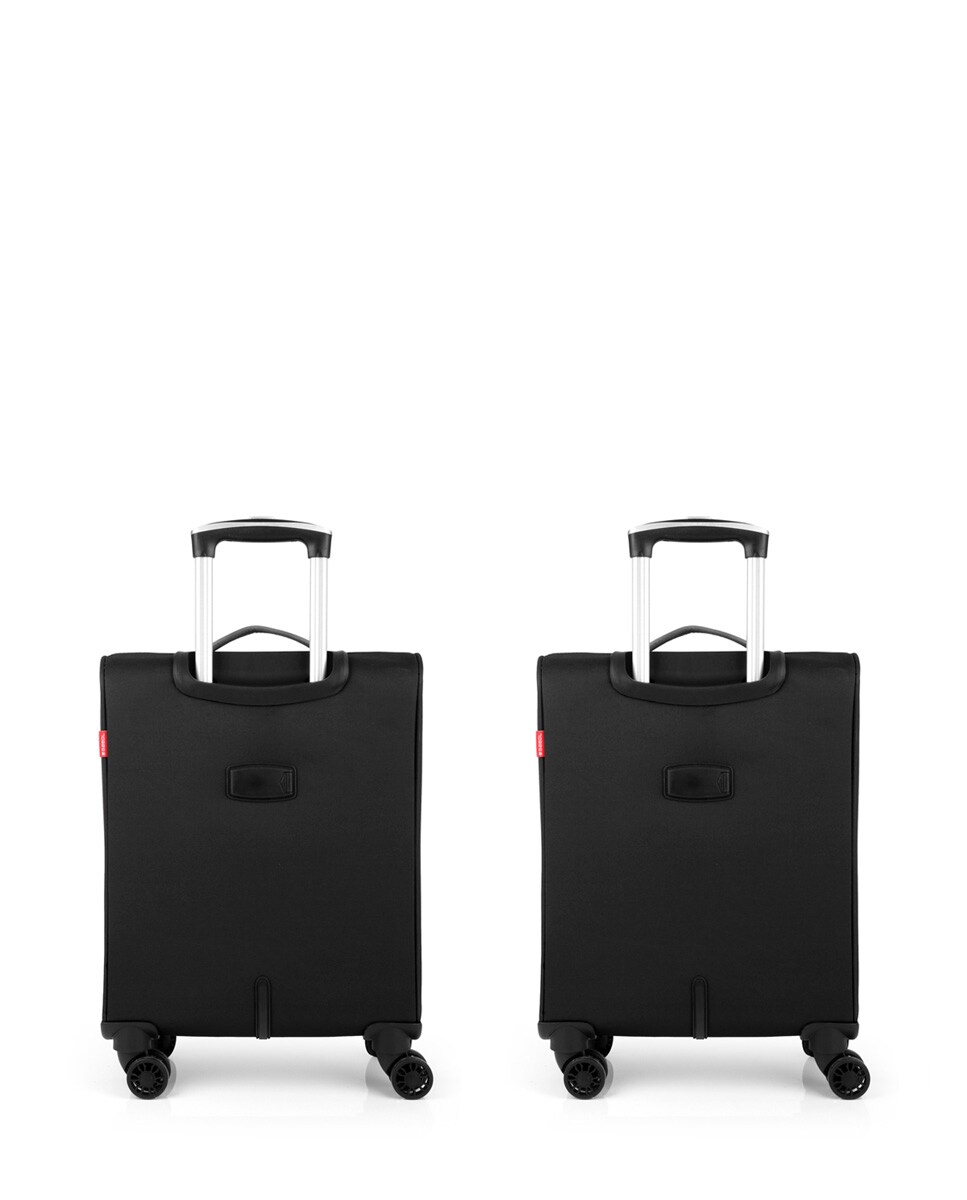 Conjunto de Malas de Cabine Zambia Macias com Capacidade de 62 L Preto-3