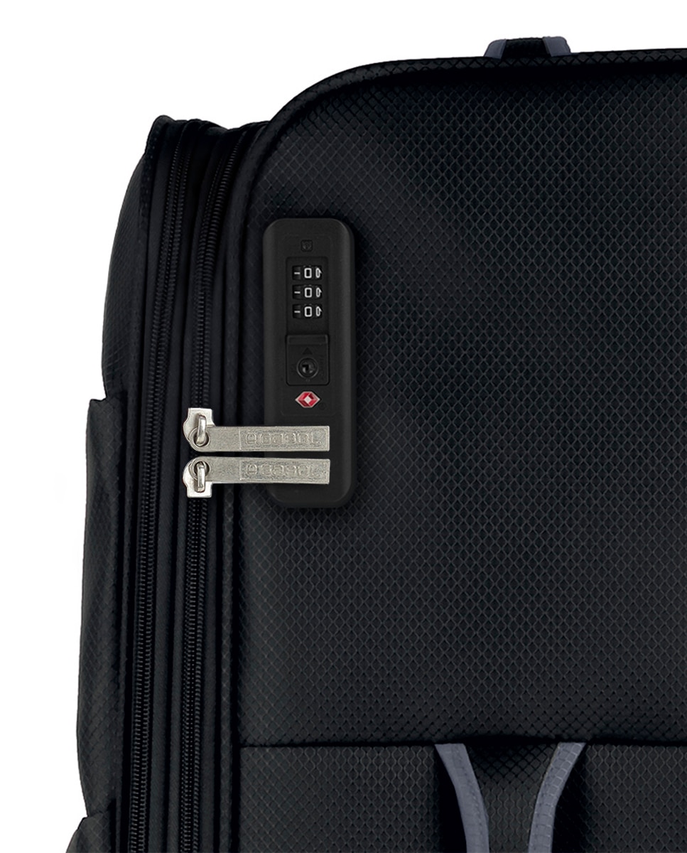 Mala Média Expandível Cloud Mole com Capacidade Até 68 L Preto-6