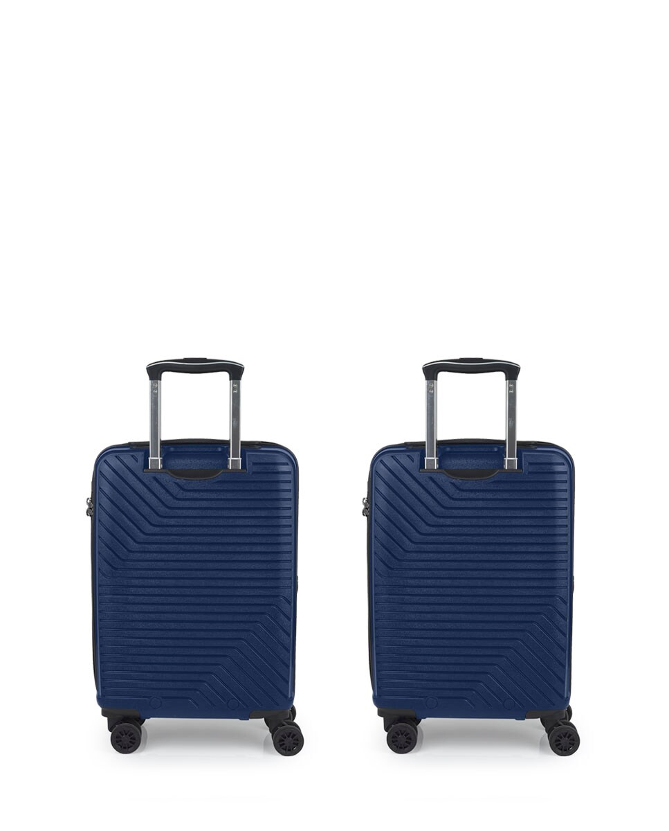 Conjunto de Malas de Cabine Expansíveis Osaka Rígidas Até 89 L Cinzento-escuro-3