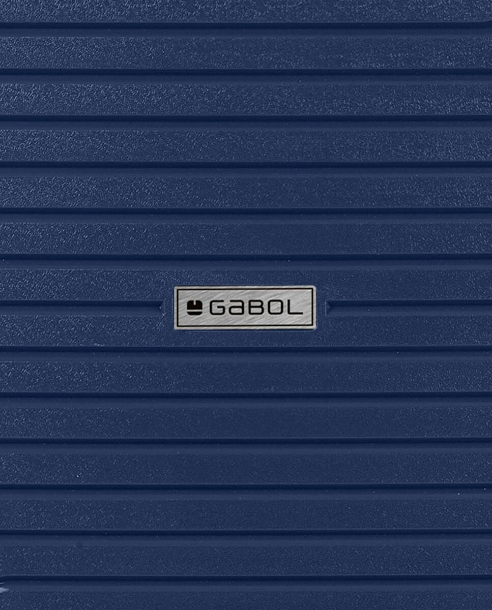 Conjunto de Malas de Cabine Expansíveis Osaka Rígidas Até 89 L Cinzento-escuro-5