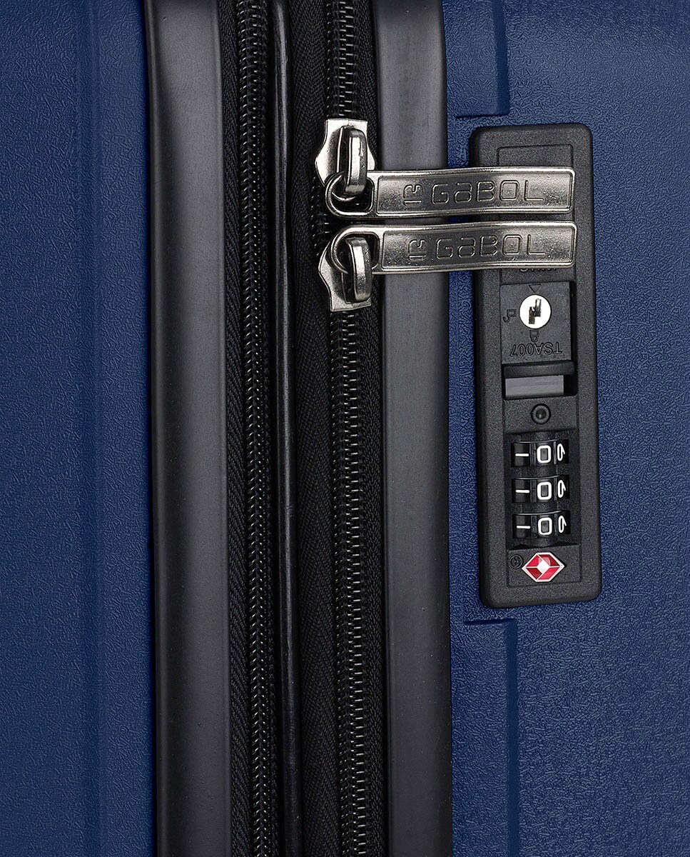 Conjunto de Malas de Cabine Expansíveis Osaka Rígidas Até 89 L Cinzento-escuro-6