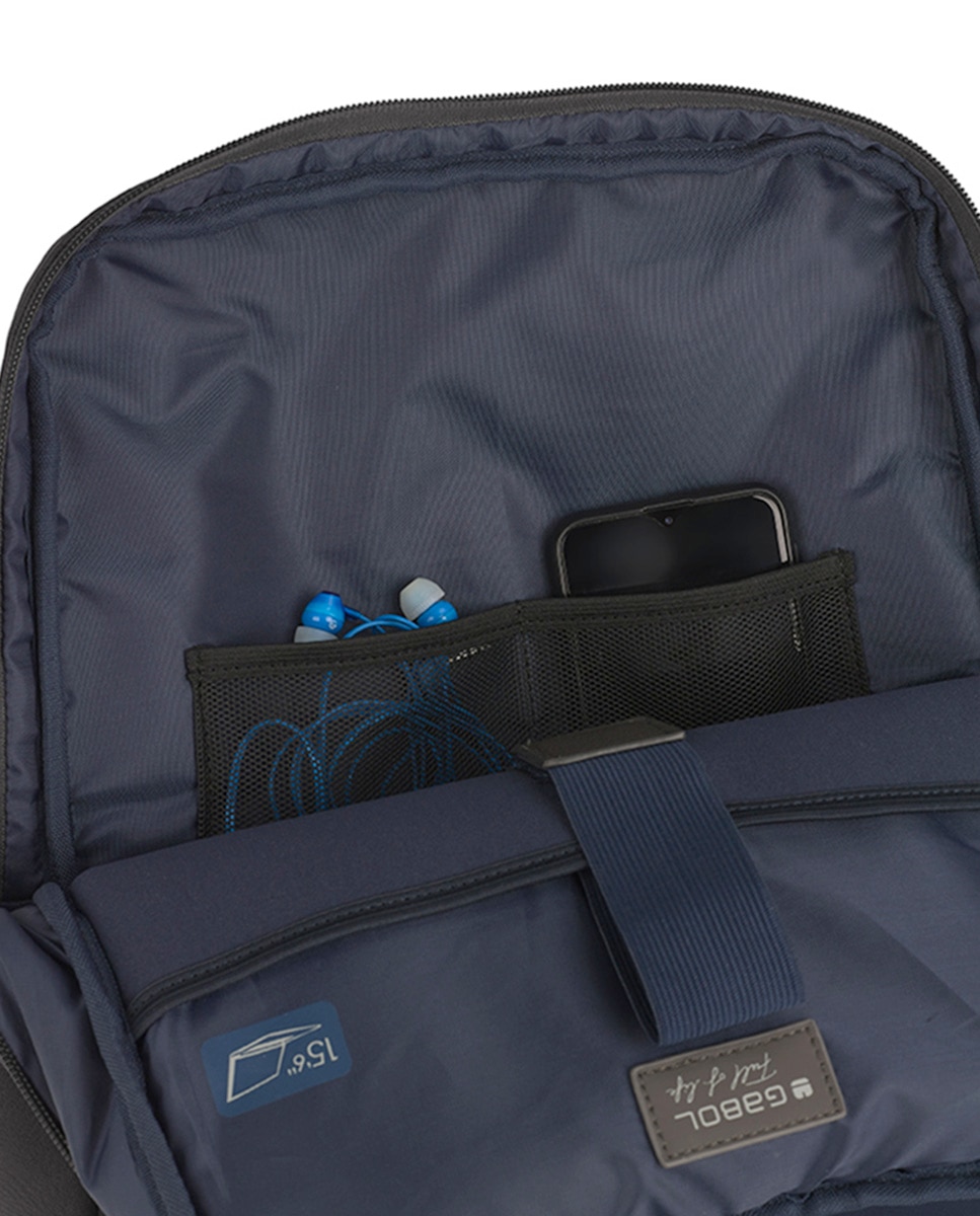 Mochila Decker para Portátil de 15,6'' Cinzento-escuro-6