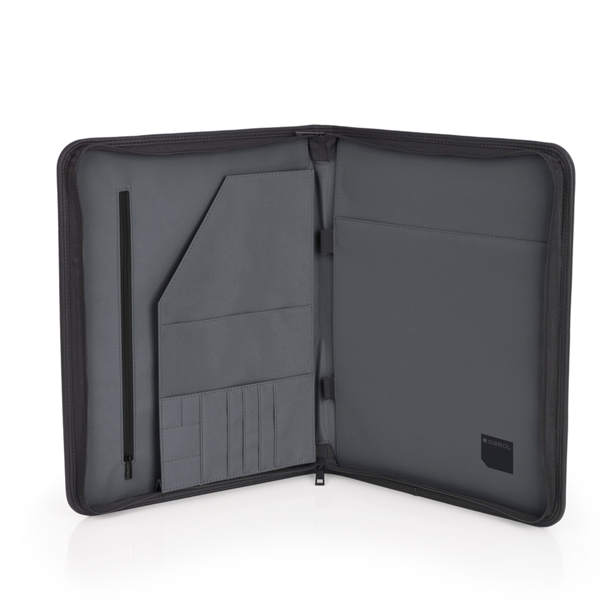 Portadocumentos Gabol Omega A4 com Organizador Preto-3