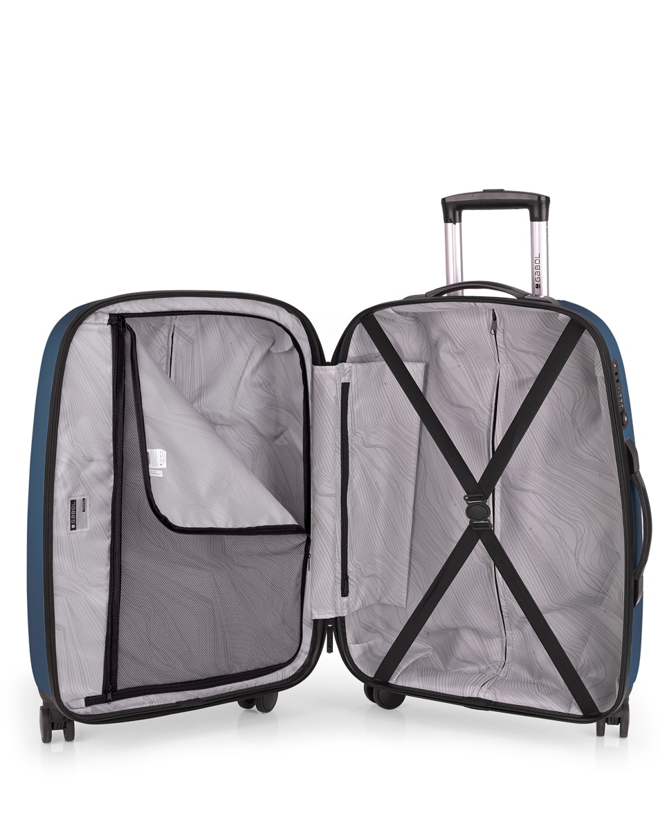 Mala Média Expansível Paradise Xp Rígida com Capacidade de 70 L Azul-escuro-4