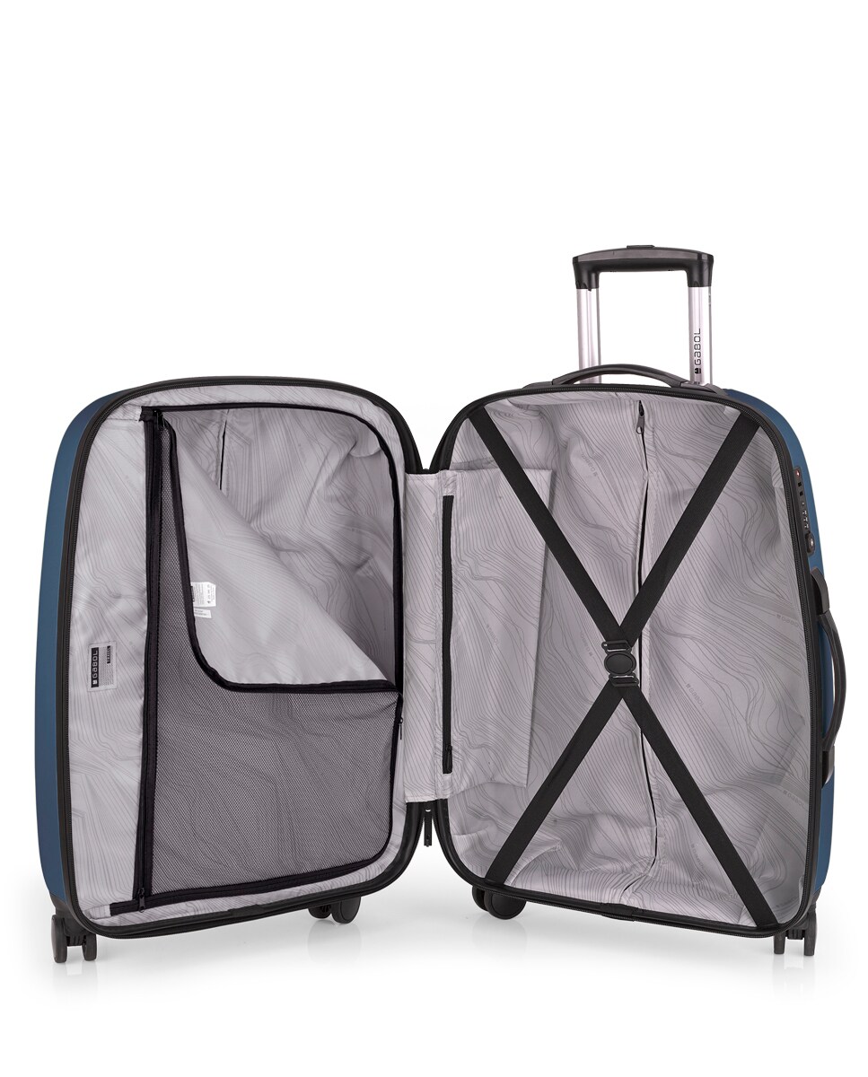 Mala Média Expansível Paradise Xp Rígida com Capacidade de 70 L Azul-escuro-4