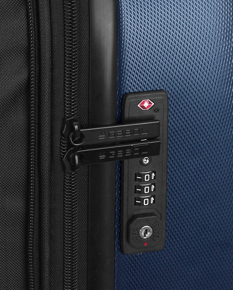 Mala Média Expansível Paradise Xp Rígida com Capacidade de 70 L Azul-escuro-6