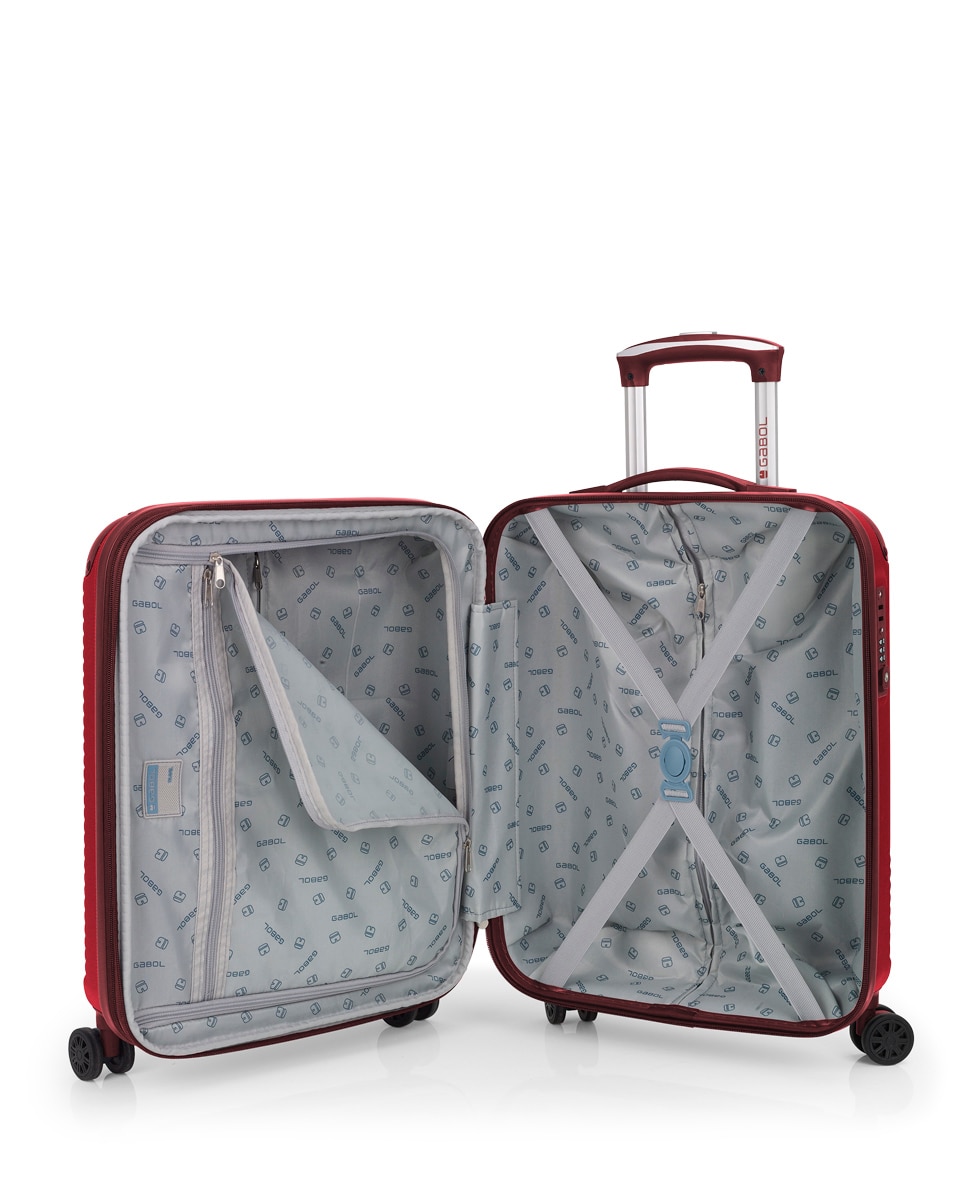 Conjunto de Malas (cabine, Média e Grande) Expandíveis e Necessaire Balance Xp Rígidas com Capacidade Até 232 L Vermelho-5