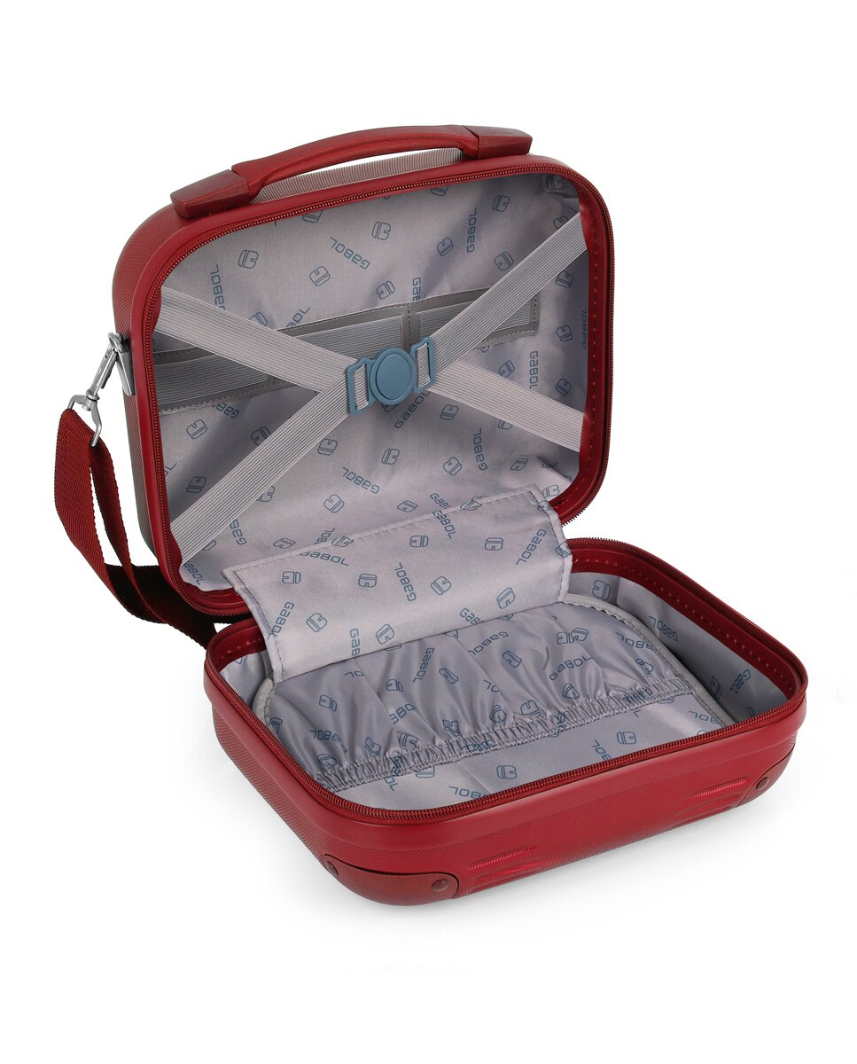 Conjunto de Malas (cabine, Média e Grande) Expandíveis e Necessaire Balance Xp Rígidas com Capacidade Até 232 L Vermelho-6