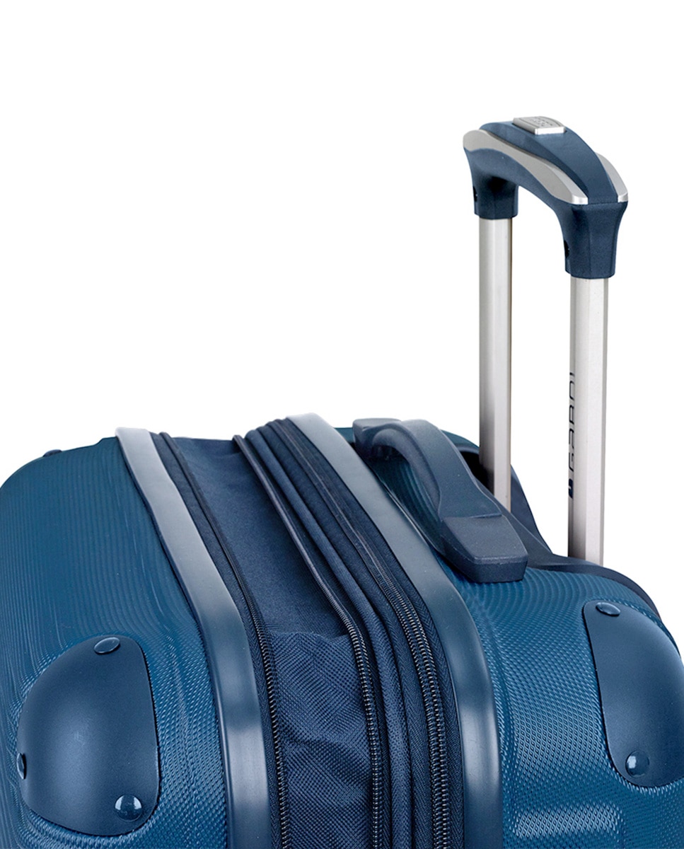 Conjunto de Malas (cabine e Média) Expansíveis Balance Xp Rígidas com Capacidade Até 108 L Azul-6