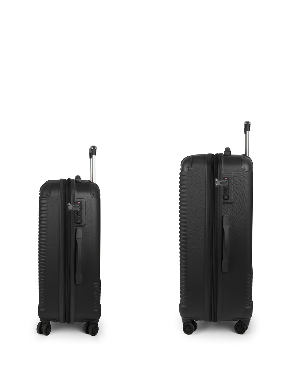 Conjunto de Malas (média e Grande) Expansíveis Balance Xp Rígidas com Capacidade Até 180 L Cinzento-2
