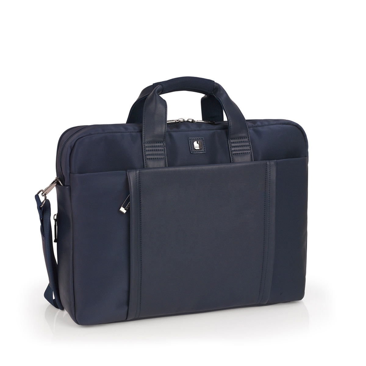 Mala para Computador Portátil Jazz com Dois Compartimentos Azul-marinho-5