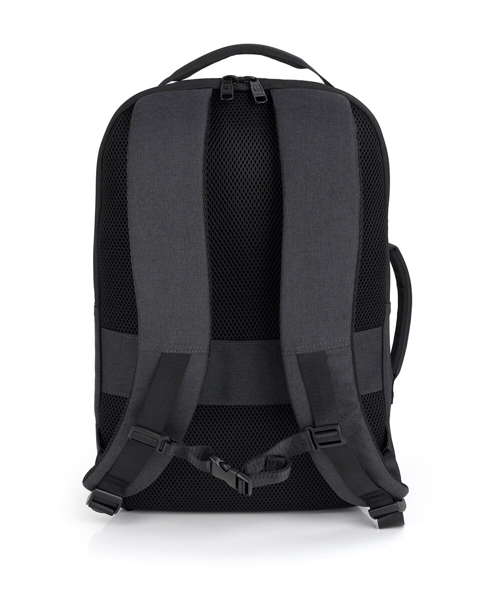 Mochila para Portátil Level com Material Reciclado Impermeável Cinzento-3