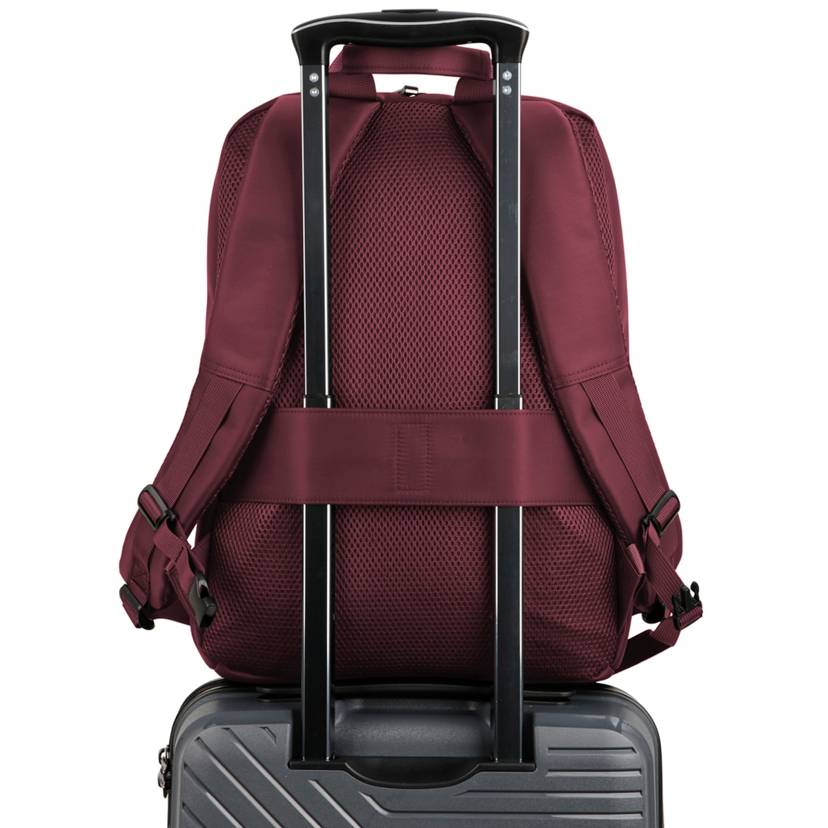 Mochila para Portátil Tide de Poliéster e Resistente À Água Bordeaux-6