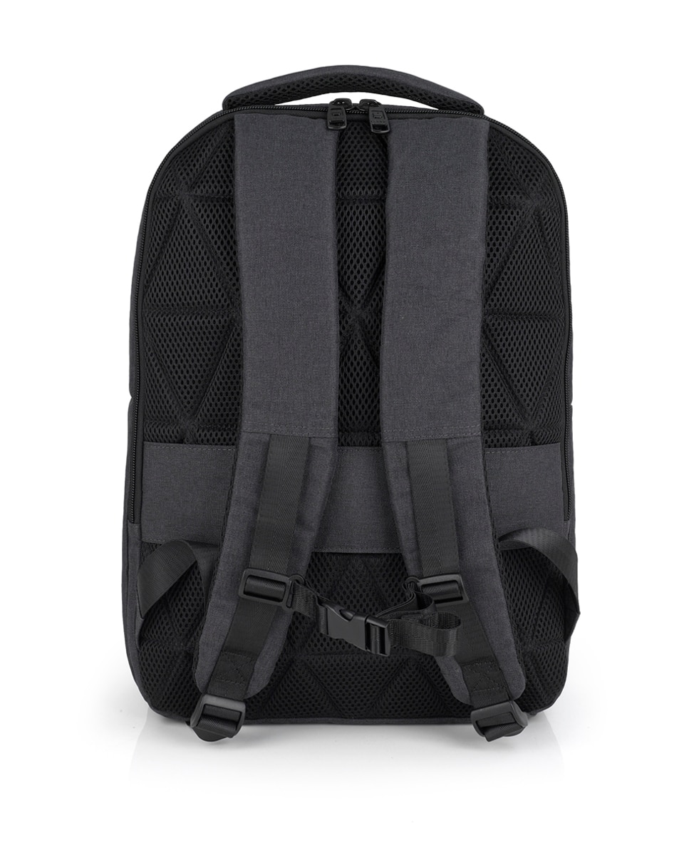 Mochila para Portátil Level com Material Reciclado Impermeável Cinzento-3