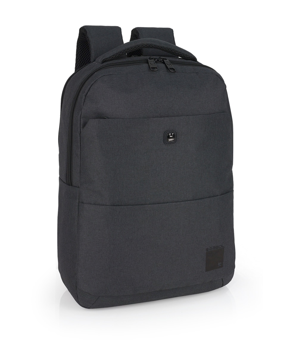 Mochila para Portátil Level com Material Reciclado Impermeável Cinzento-5