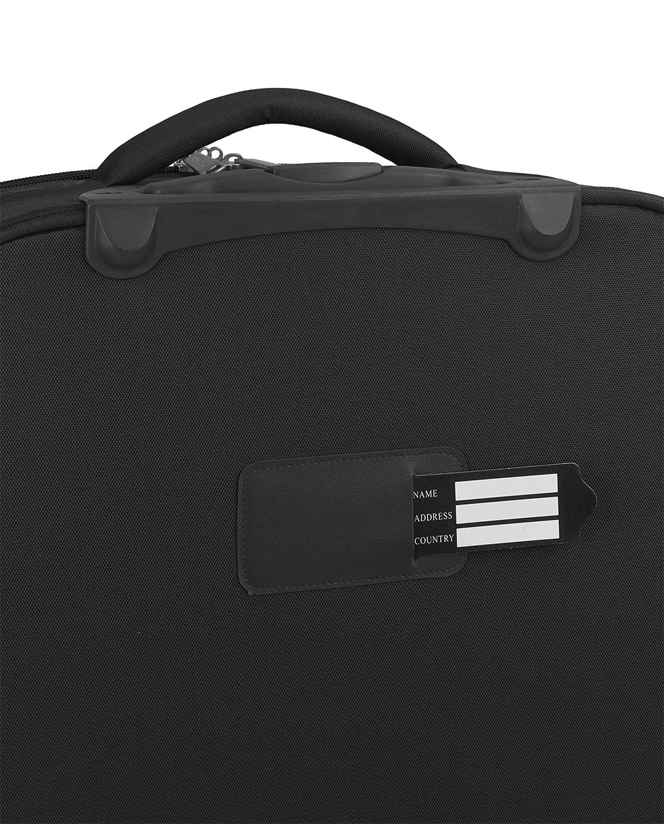 Mala de Cabine Expandível Orbit Macia com Capacidade de 46 L Preto-6