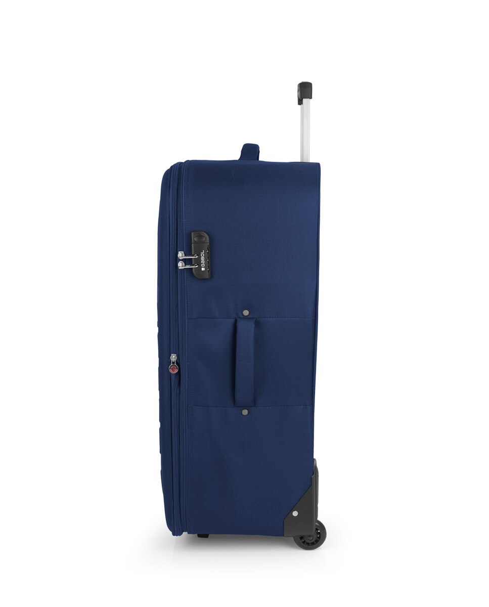 Mala Grande Expandível Orbit Macia com Capacidade de 90 L Azul-2