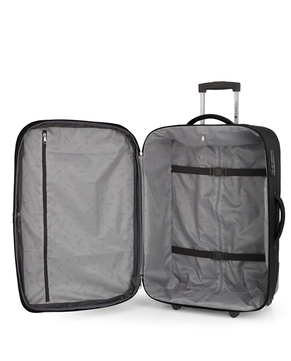 Conjunto de Malas (cabine, Média e Grande) Expansíveis Orbit Macias com Capacidade de 202 L Preto-4