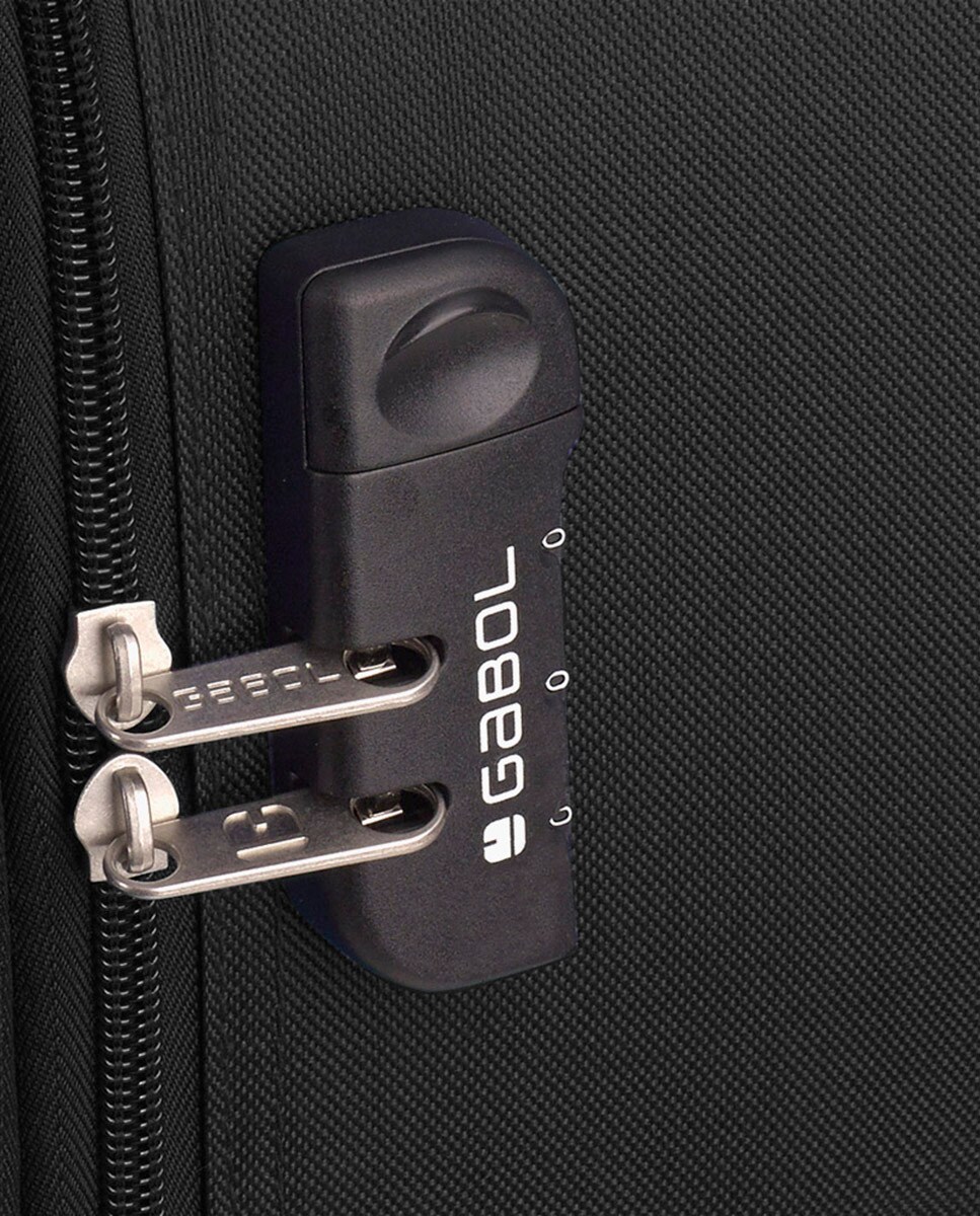 Conjunto de Malas (cabine, Média e Grande) Expansíveis Orbit Macias com Capacidade de 202 L Preto-6