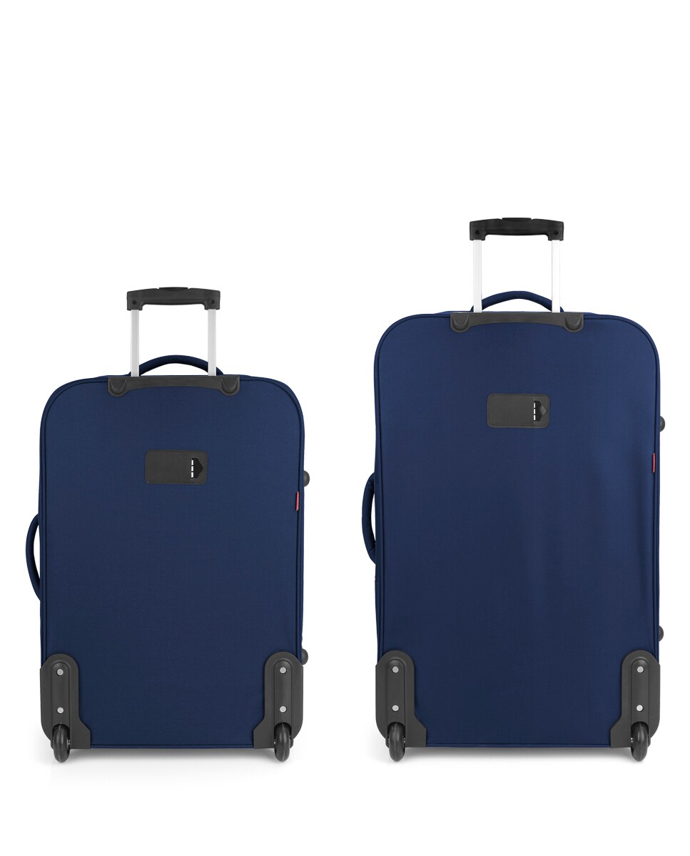 Conjunto de Malas (média e Grande) Expansíveis Orbit Macias com Capacidade de 156 L Azul-marinho-3